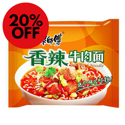 Master Kang Hot & Spicy Beef Ramen Box