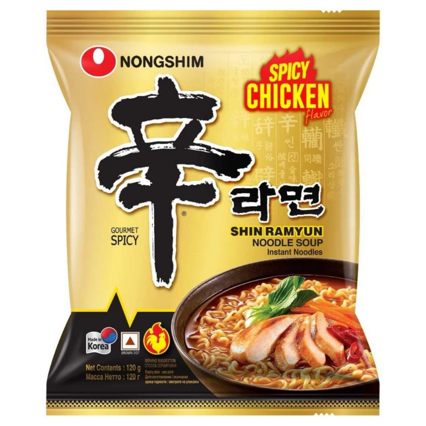 Nongshim Shin Spicy Chicken Ramyun Ramen